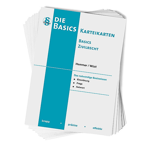 Karteikarten - Zivilrecht / Basics Zivilrecht, Karl-Edmund Hemmer, Achim Wüst