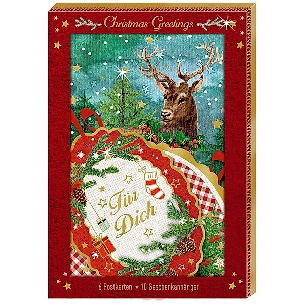 Karten-Dose - Christmas Greetings