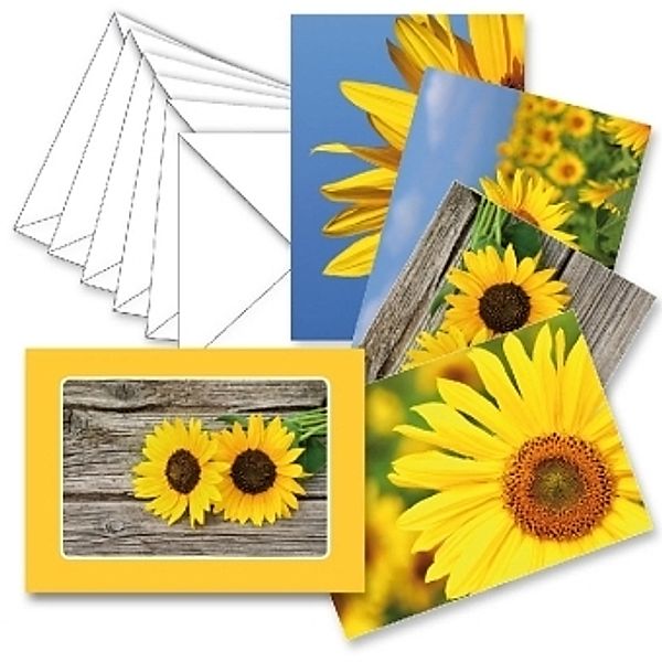 Kartenbox hard - Blumen der Sonne