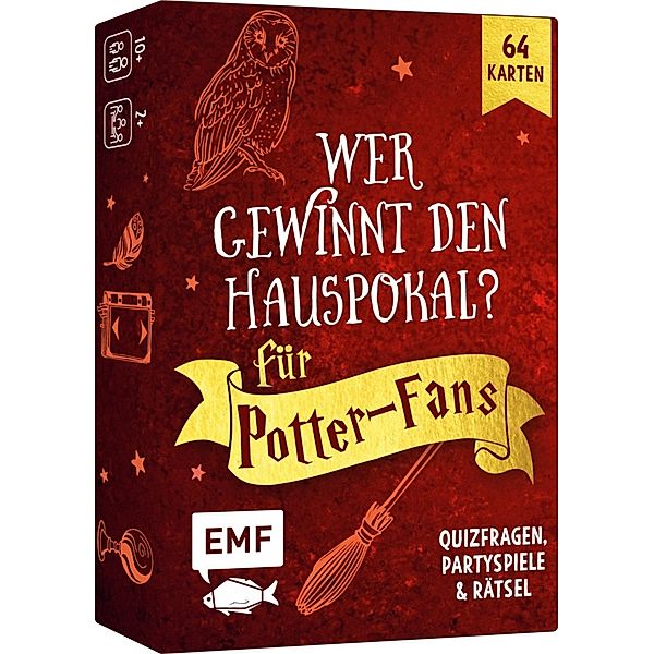 EDITION,MICHAEL FISCHER Kartenbox: Wer gewinnt den Hauspokal? Das Partyspiel für alle Harry Potter-Fans