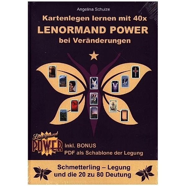 Kartenlegen lernen mit 40x Lenormand Power bei Veränderungen, Angelina Schulze