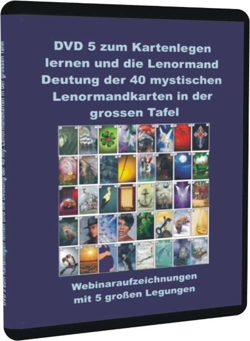 Kartenlegen lernen und die Lenormand Deutung der 40 mystischen  Lenormandkarten in der grossen Tafel DVD 5 Film | Weltbild.at