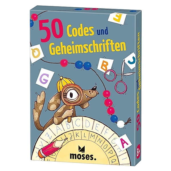 moses Verlag Kartenset 50 CODES UND GEHEIMSCHRIFTEN, Carola von Kessel