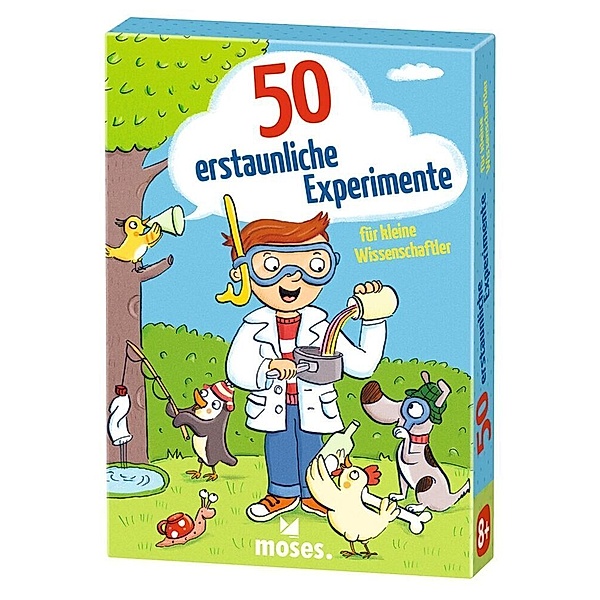 moses Verlag Kartenset 50 erstaunliche Experimente, Sabine Dahm