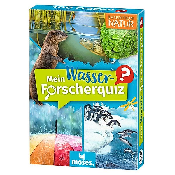 moses. Verlag Kartenset EXPEDITION NATUR - MEIN WASSERFORSCHER QUIZ, Annett Stütze, Britta Vorbach