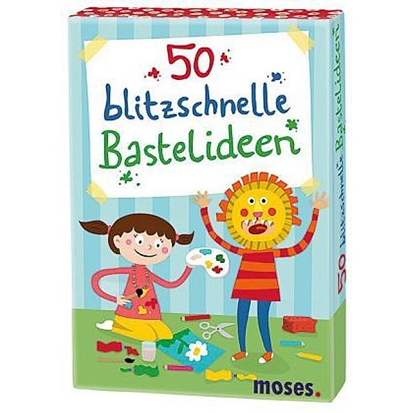 moses Verlag Kartenspiel – 50 blitzschnelle Bastelideen, Nicola Berger