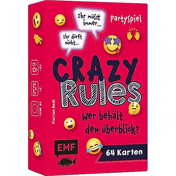 EDITION,MICHAEL FISCHER Kartenspiel: Crazy Rules - Wer behält den Überblick?, Florian Redl