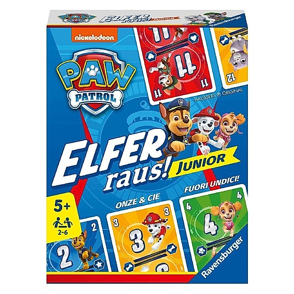 Ravensburger Verlag Kartenspiel ELFER RAUS JUNIOR - PAW PATROL, (c) Hausser