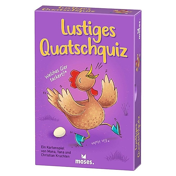moses Verlag Kartenspiel LUSTIGES QUATSCHQUIZ, Christian Kruchten