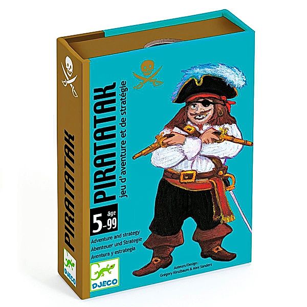 Djeco Kartenspiel PIRATATAK in bunt