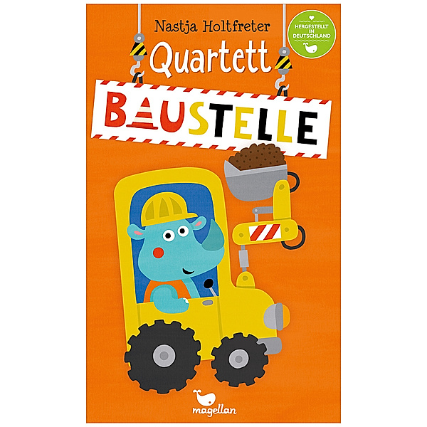 Magellan Verlag Kartenspiel QUARTETT - BAUSTELLE 32-teilig