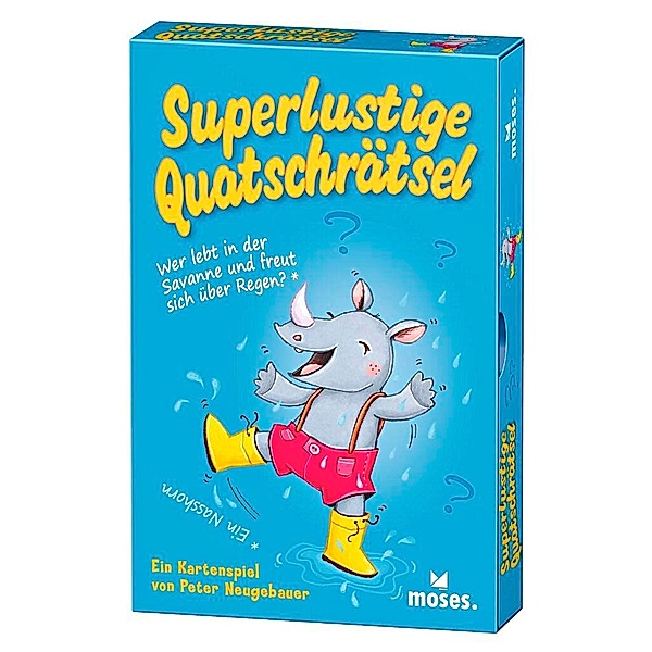 moses Verlag Kartenspiel SUPERLUSTIGE QUATSCHRÄTSEL, Peter Neugebauer