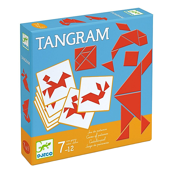 Djeco Kartenspiel TANGRAM 37-teilig in bunt