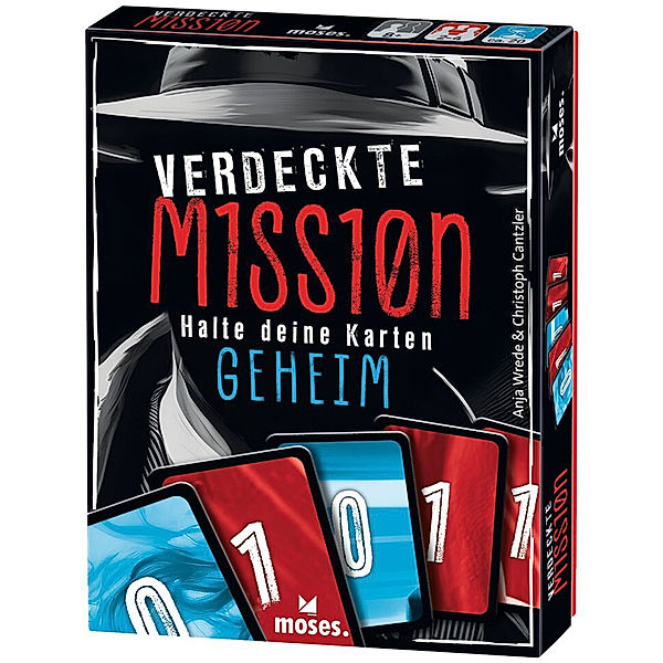 moses Verlag Kartenspiel VERDECKTE MISSION, Anja Wrede, Christoph Cantzler