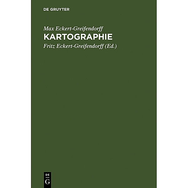 Kartographie, Max Eckert-Greifendorff
