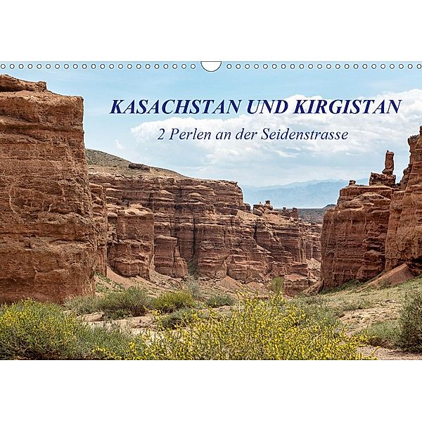 Kasachstan und Kirgistan (Wandkalender 2021 DIN A3 quer), Michele Junio