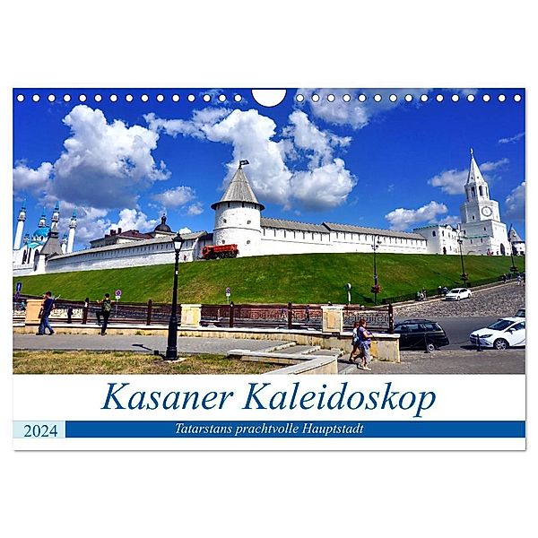 Kasaner Kaleidoskop - Tatarstans prachtvolle Hauptstadt (Wandkalender 2024 DIN A4 quer), CALVENDO Monatskalender, Henning von Löwis of Menar