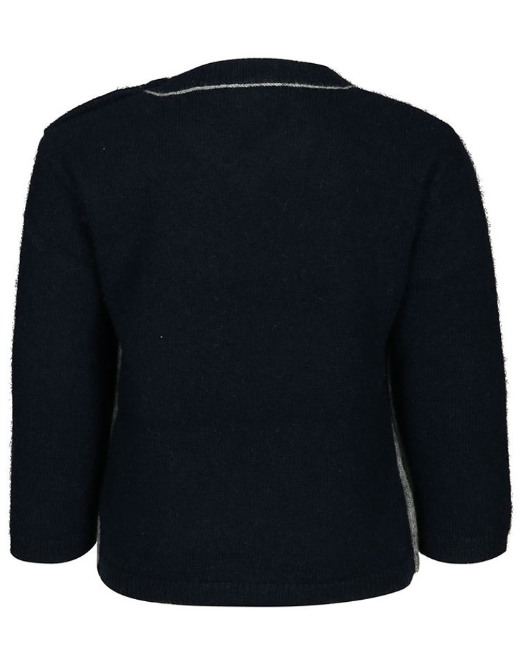 Kaschmir-Pullover BABY ECOLE BUISSONIERE in dunkelblau kaufen