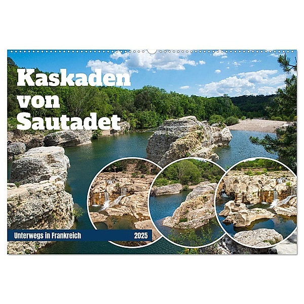 Kaskaden von Sautadet (Wandkalender 2025 DIN A2 quer), CALVENDO Monatskalender, Calvendo, Astrid Ziemer