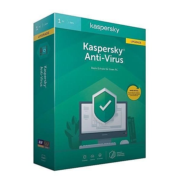 Kaspersky Anti-Virus Upgrade, 1 Code in a Box