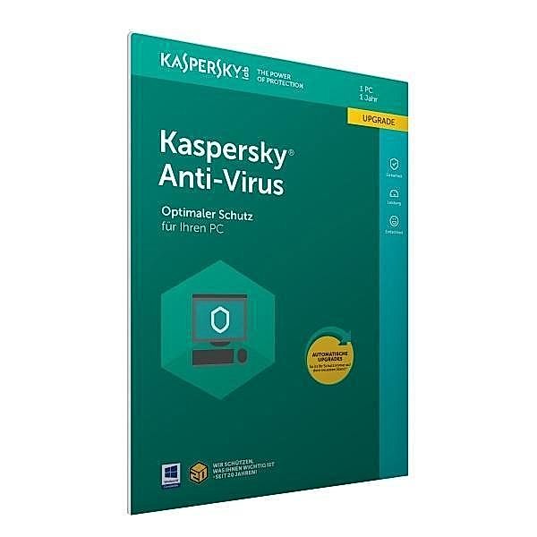 Kaspersky Anti-Virus Upgrade (FFP), 1 Code in a Box