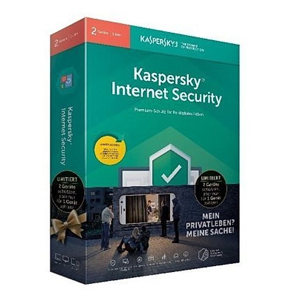 Kaspersky Internet Security 2 Geräte, 1 Code in a Box (Limited Edition)