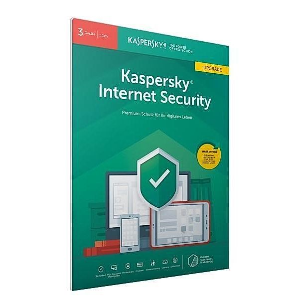 Kaspersky Internet Security, 3 Geräte, Upgrade, FFP, 1 Code in a Box
