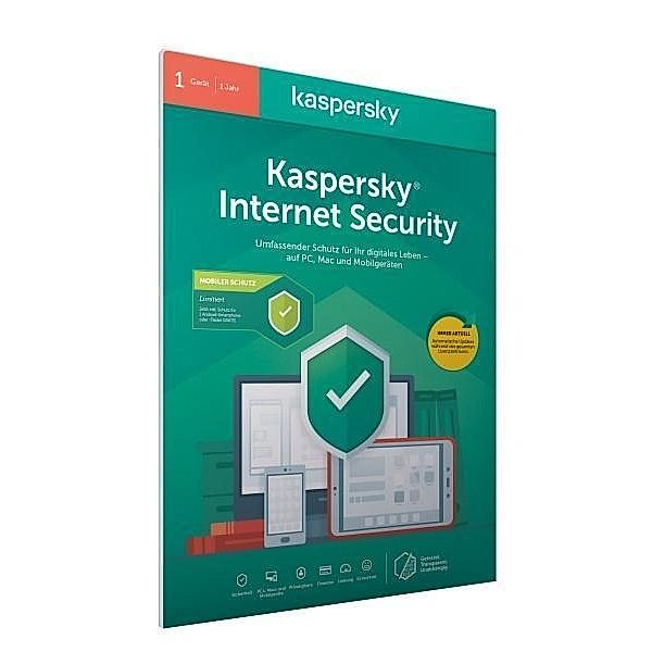 Kaspersky Internet Security + Android Sec. (FFP), 1 Code in a Box