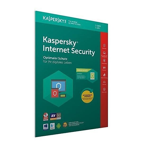 Kaspersky Internet Security + Android Security (FFP), 1 Code in a Box