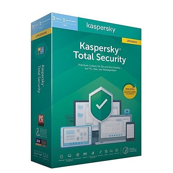 Kaspersky Total Security Upgrade, 1 Code in a Box