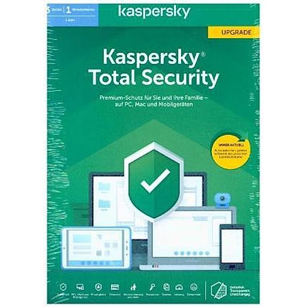 Kaspersky Total Security Upgrade (FFP), 1 Code in a Box