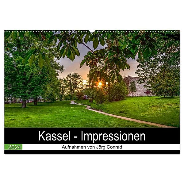 Kassel - Impressionen (Wandkalender 2024 DIN A2 quer), CALVENDO Monatskalender, Jörg Conrad