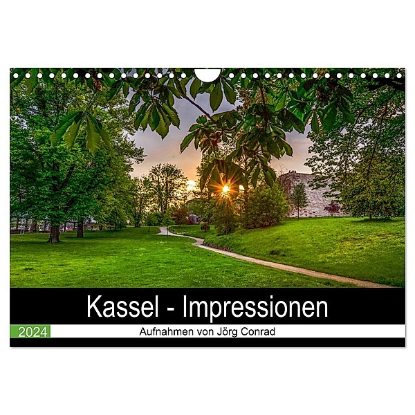 Kassel - Impressionen (Wandkalender 2024 DIN A4 quer), CALVENDO Monatskalender, Jörg Conrad