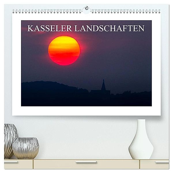 Kasseler Landschaften (hochwertiger Premium Wandkalender 2024 DIN A2 quer), Kunstdruck in Hochglanz, Stephan Rech Naturfotografie