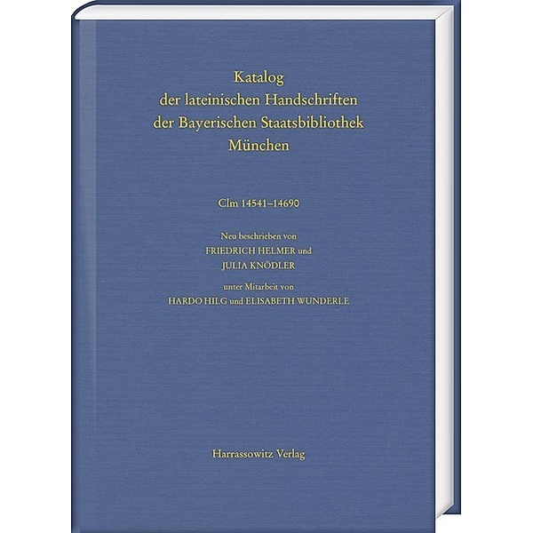 Katalog der lateinischen Handschriften der Bayerischen Staatsbibliothek München. Die Handschriften von St. Emmeram in Regensburg.Bd.5