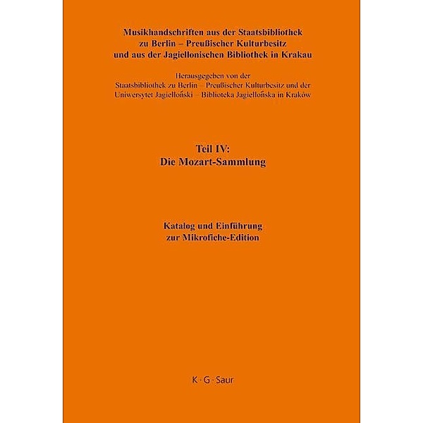 Katalog und Einführung zur Mikrofiche-Edition