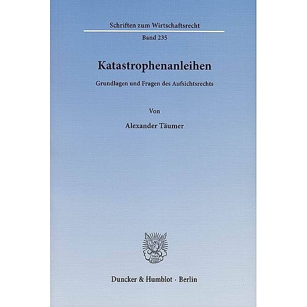 Katastrophenanleihen, Alexander Täumer