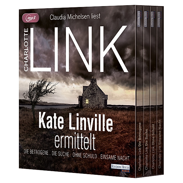 Kate Linville ermittelt - Die Betrogene - Die Suche - Ohne Schuld - Einsame Nacht,8 Audio-CD, 8 MP3, Charlotte Link
