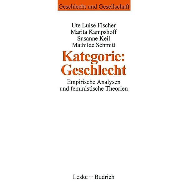 Kategorie: Geschlecht? / Geschlecht und Gesellschaft Bd.6