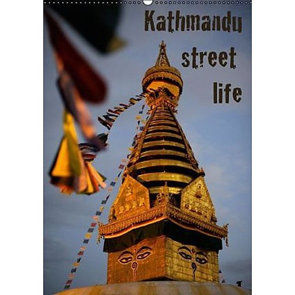 Kathmandu Street Life / CH-Version (Wandkalender 2016 DIN A2 hoch), Markus Hertrich