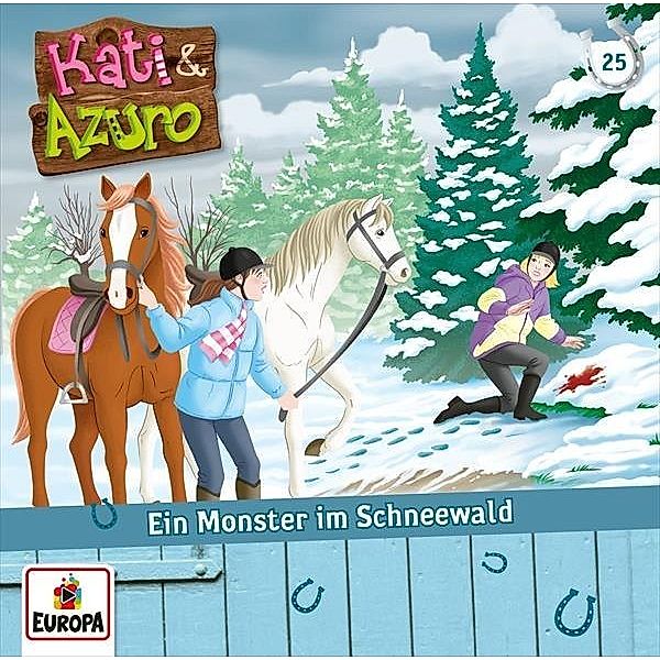 Kati & Azuro - Ein Monster im Schneewald.Tl.25,1 Audio-CD, Kati & Azuro