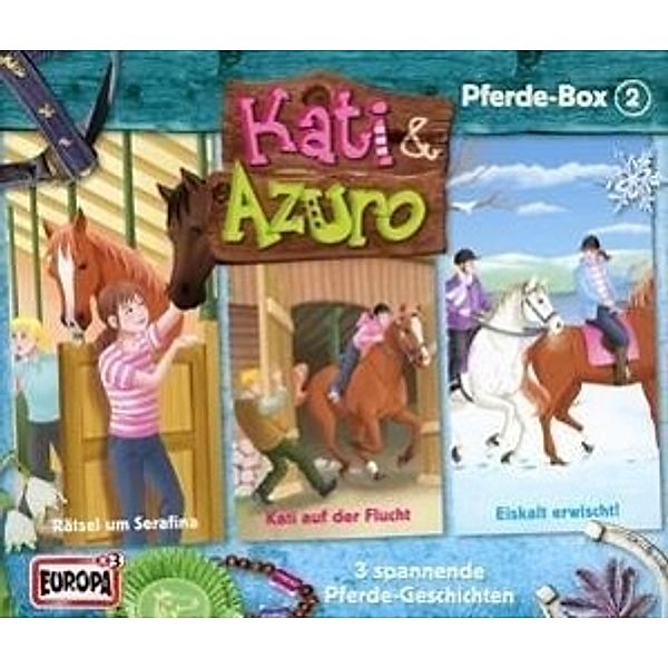 Kati & Azuro - Pferde-Box, 3 Audio-CDs, Kati & Azuro