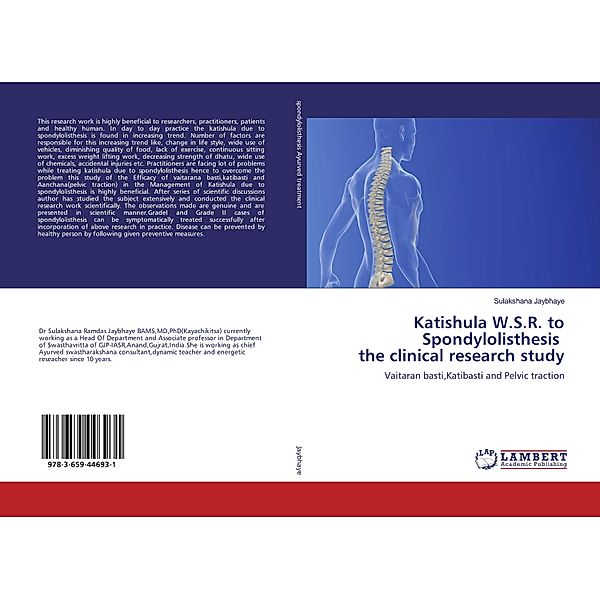 Katishula W.S.R. to Spondylolisthesis the clinical research study, Sulakshana Jaybhaye