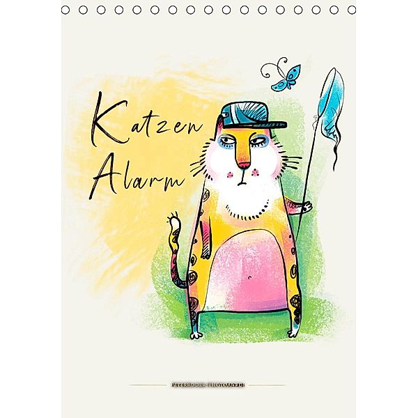 Katzen Alarm (Tischkalender 2021 DIN A5 hoch), Peter Roder