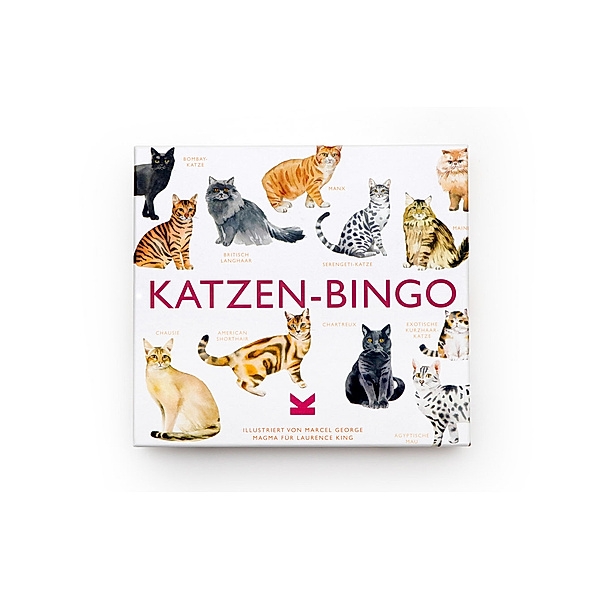 Laurence King Verlag GmbH Katzen-Bingo, George Marcel