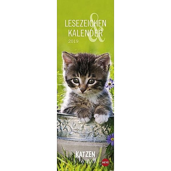 Katzen Lesezeichen & Kalender 2019