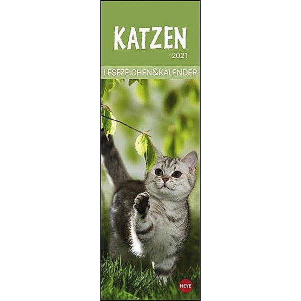 Katzen Lesezeichen & Kalender 2021