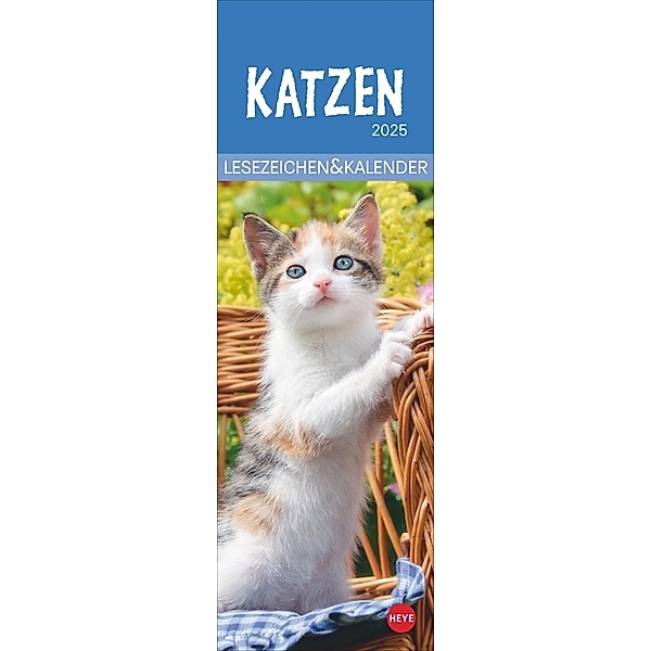 Katzen Lesezeichen & Kalender 2025