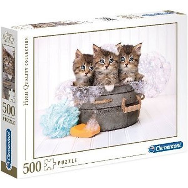 Katzen mit Seife (Puzzle)