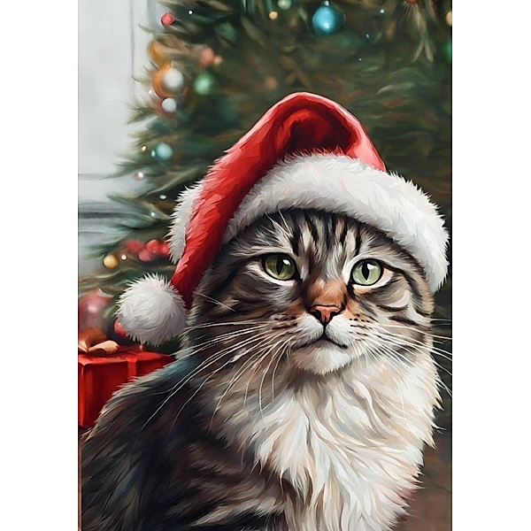 Katzen Notizheft Weihnachten Süßes Katze Notizbuch mit 55 Motivationssprüchen Geschenkidee für Katzenliebhaber, Frauen, Teenager, Katzenliebhaber, Kenya Kooper